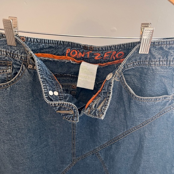 Vintage Y2K Point Zero Denim Skirt - Picture 6 of 7
